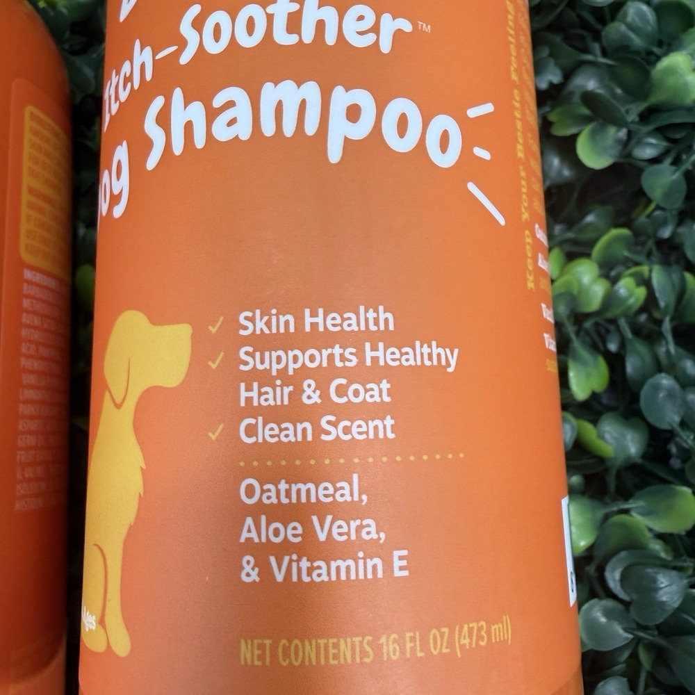 Zesty Paws Itch Soother Dog Shampoo & Conditioner Bundle 16oz Oatmeal Aloe Vera - Picture 2 of 5